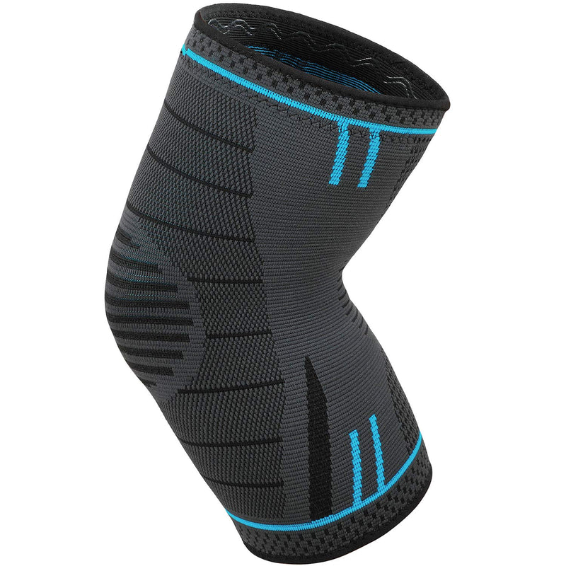 KGONE Knee Support, Breathable Anti-Slip Knee Compression Sleeve for Men & Women, Knee Support Brace for Joint Pain Relief, Arthritis, Recovery, Running, Basketball, Walking, Sports (Single Wrap) L (Pack of 1) - BeesActive Australia
