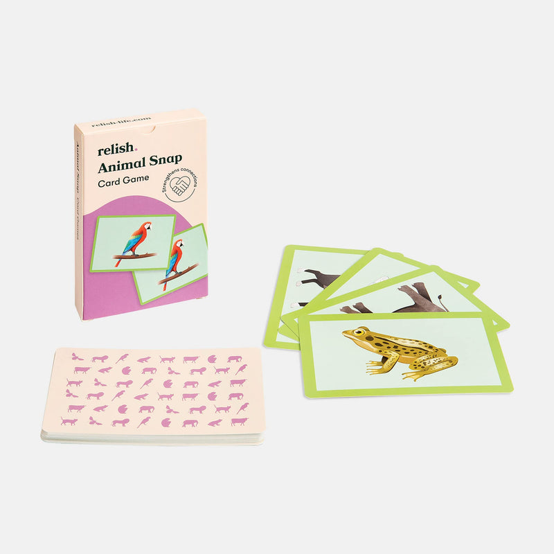 Relish - Animal Snap Card Game, Alzheimer’s & Dementia Activities, Aids, Toys and Games for Elderly/Seniors - BeesActive Australia