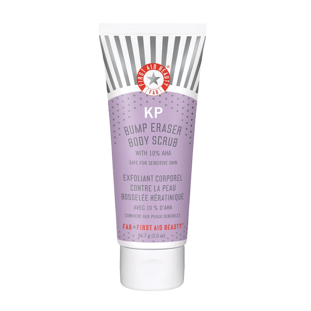 First Aid Beauty KP Bump Eraser Body Scrub, Exfoliant for Keratosis Pilaris with 10% AHA, 2 oz 56.7 g (Pack of 1) - BeesActive Australia