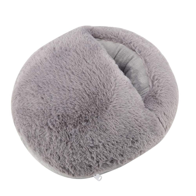Raguso Electric Foot Cushion Electric Foot Warmer Cushion for home for Dormitory (gray) Grey - BeesActive Australia