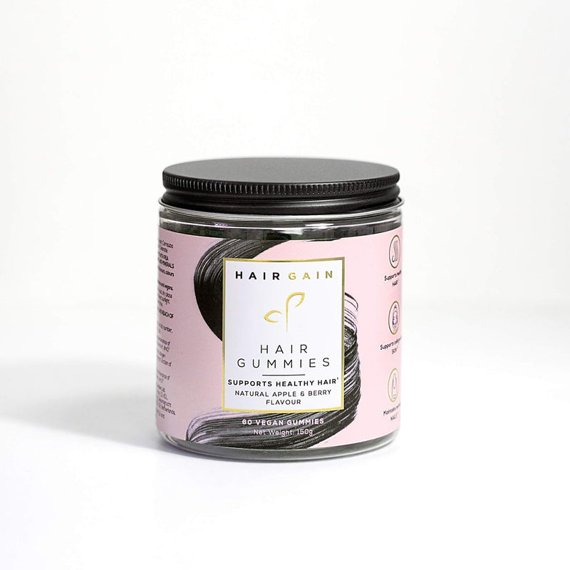 Hair Gain Hair Gummies (1 month supply) 60 Gummies - Fuller Thicker Hair in a month - Reduce Hair Shed - BeesActive Australia