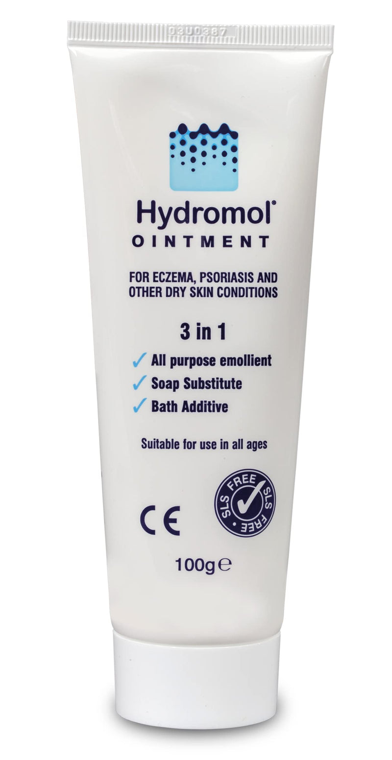 Hydromol Ointment 100g Tube for The Management of Dermatitis, Eczema, Psoriasis and Other Dry Skin Conditions - BeesActive Australia