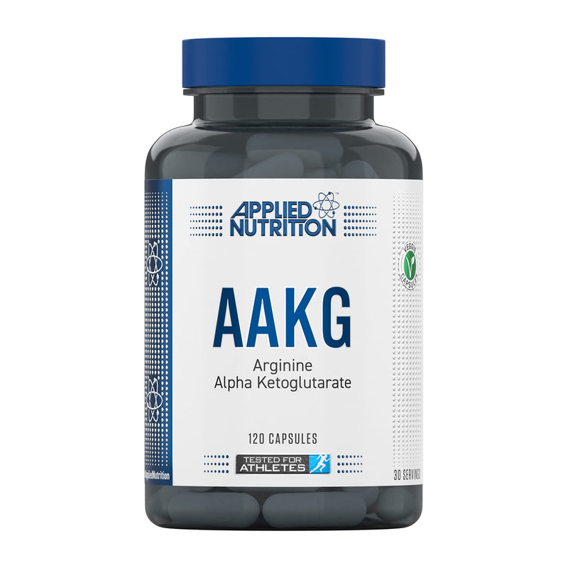 Applied Nutrition AAKG - L Arginine Alpha Ketoglutarate 800mg per Capsule, Nitric Oxide, Pre Workout Energy Boost, Muscle Pump Supplement (120 Capsules - 30 Servings) - BeesActive Australia