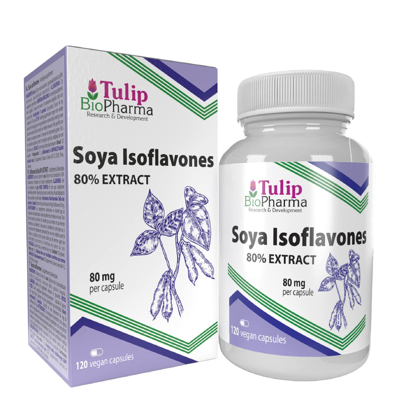 SOYA Isoflavones 80% Extract 120 Capsules, 3rd Party Lab Tested, High Strength Supplement, Gluten and GMO Free - BeesActive Australia