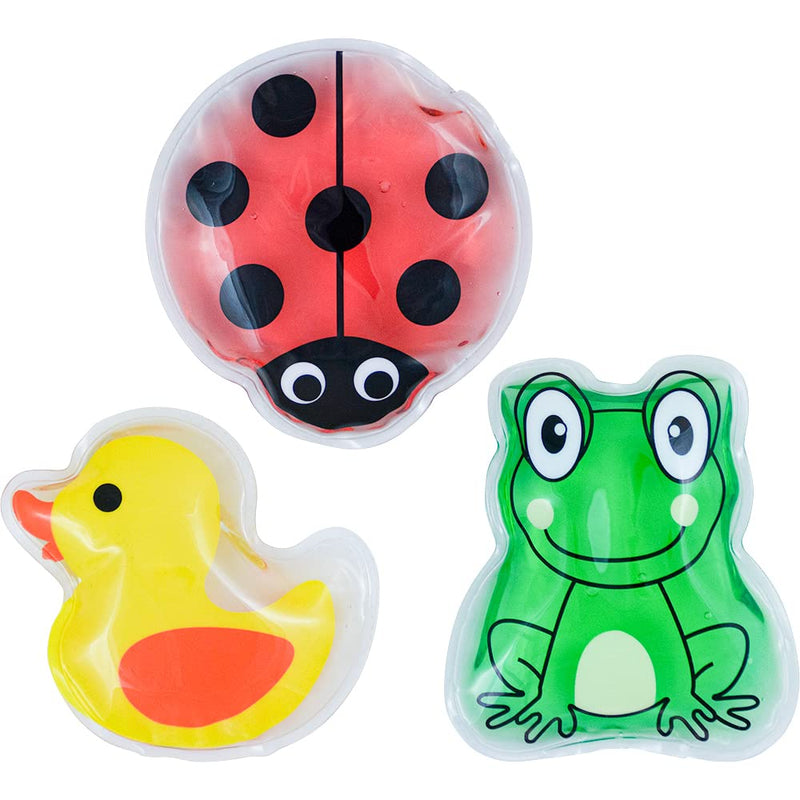Safety First Aid Group HypaGel Kids Gel Reusable Ice Packs (Hot or Cold) - Pack of 3 for Bumps Bruises Muscle Pains - BeesActive Australia