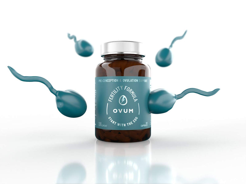 OVUM Fertility Supplement with MicroActive� CoQ10 and Methylfolate | We Start with The Egg � | Most Scientifically Advanced Supplement for Fertility | 30 Day Supply | Made in The U.K. - BeesActive Australia