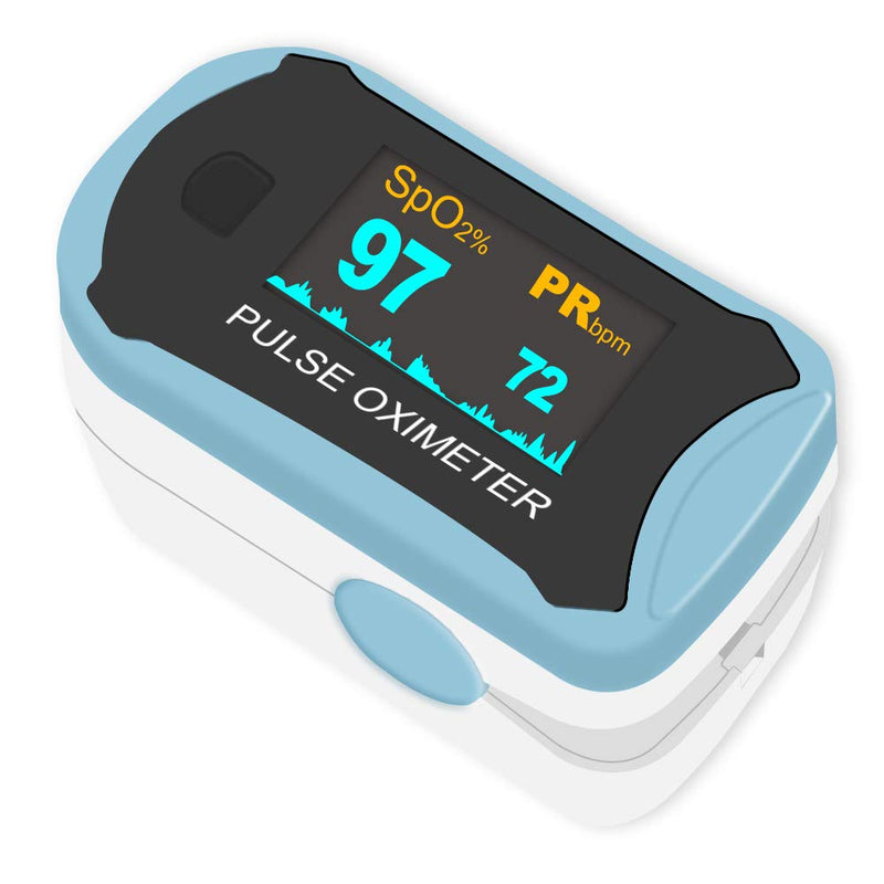 Easy@Home Fingertip Pulse Oximeter SpO2 Blood Oxygen Saturation Meter and Heart Rate Monitor - BeesActive Australia