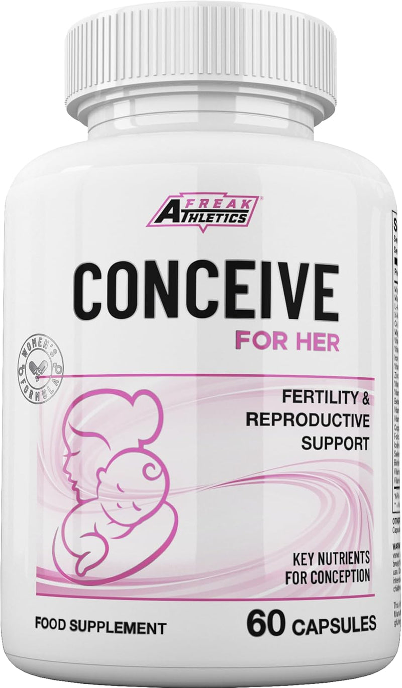 Conceive for Her 60 Capsules Women's Fertility Supplement - Vitamins & Minerals Plus Key nutrients - BeesActive Australia
