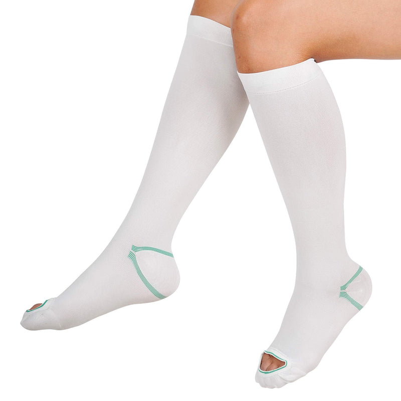 invera Anti Embolism Compression Stockings, Knee High Unisex Ted Hose Socks 15-20 mmHg Moderate Level M (1 Pair) - BeesActive Australia