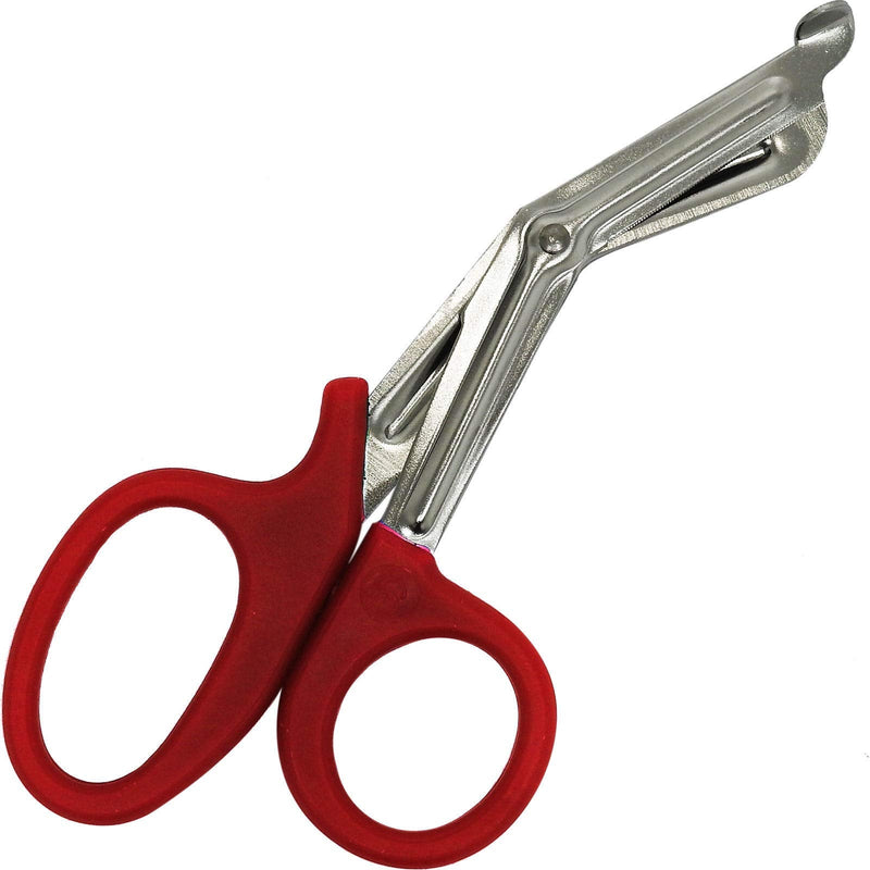 Trauma Shears 7.5'' Stainless Steel Medical Bandage Scissors EMT Shears for Emergency Supplies (Red) Red - BeesActive Australia