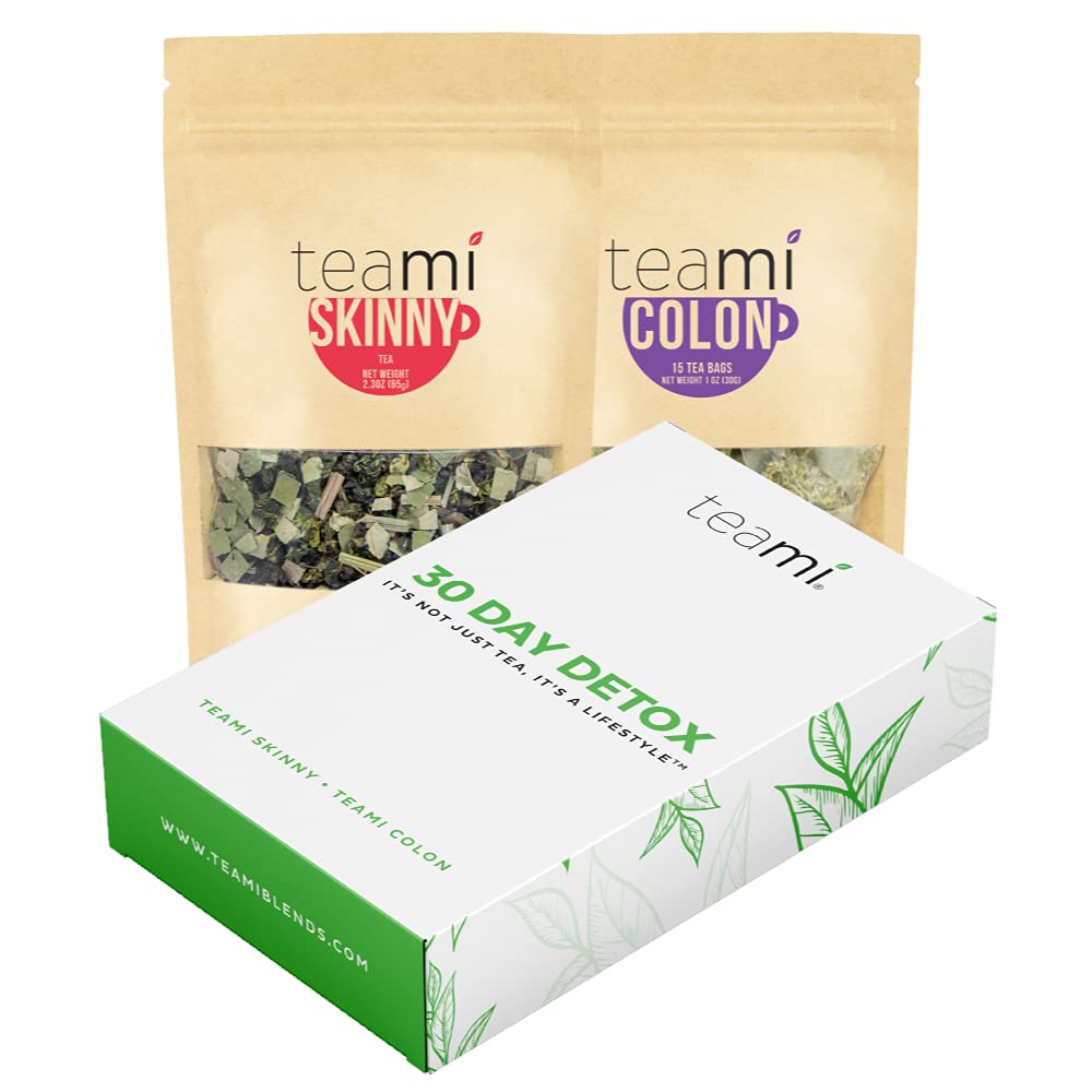 Teami 30 Day Detox Pack (Lemon) Skinny Colon Cleanse Tea - BeesActive Australia