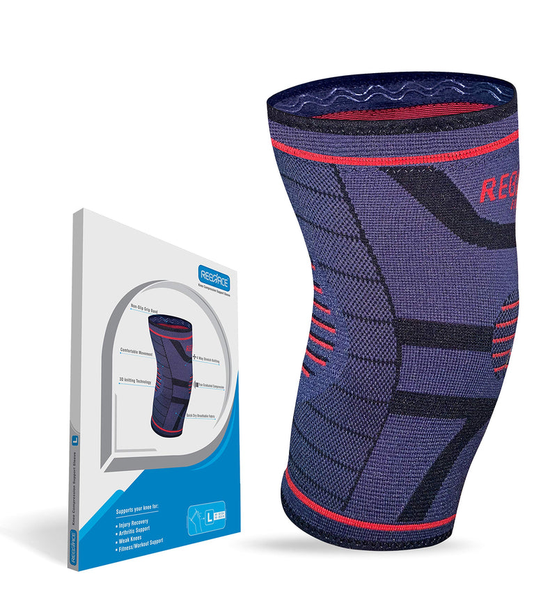 REBRACE Knee Support Compression Sleeve - Premium Recovery Brace For Men & Women (Large) L - BeesActive Australia