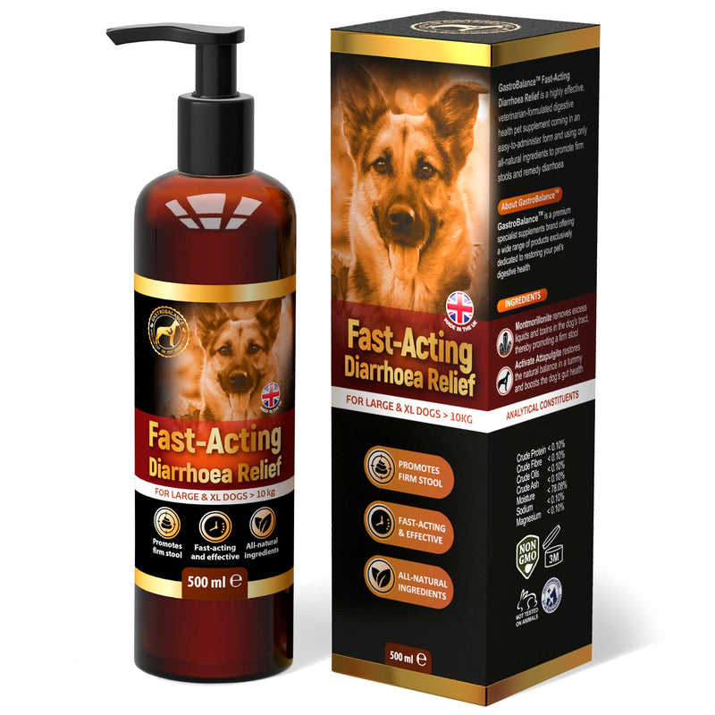 fast-acting diarrhoea relief for dogs – Natural dog diarrhea treatment with immediate results (for large dogs > 10 kg) for large dogs > 10 kg