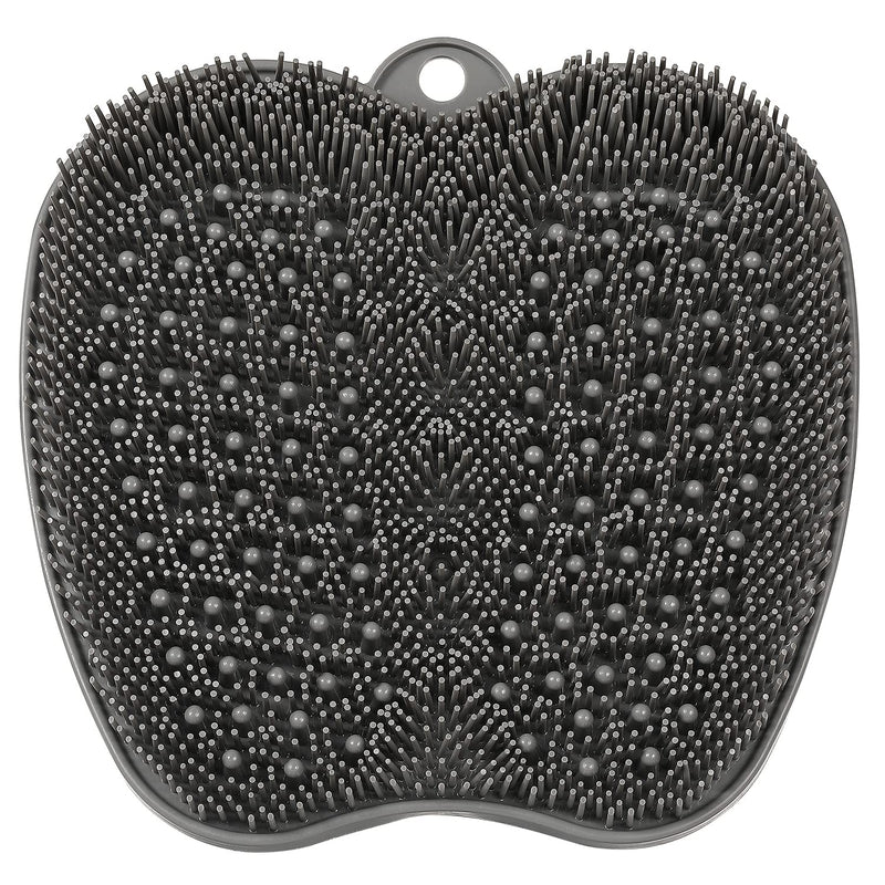 HONYIN Larger Shower Foot Scrubber, Foot Cleaner Massager Mat with Non-Slip Suction Cups - Cleans, Exfoliation, Massages Your Feet Without Bending, Foot Circulation & Relieve Tired Feet Gray - BeesActive Australia