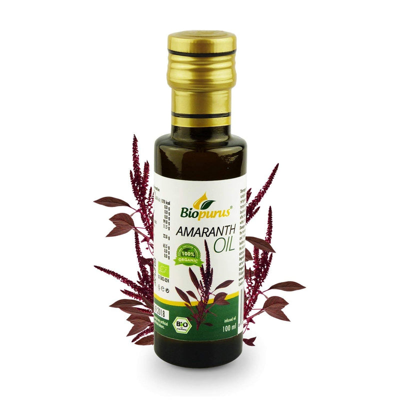Biopurus Certified Organic Cold Pressed Amaranth Oil 100 ml - BeesActive Australia