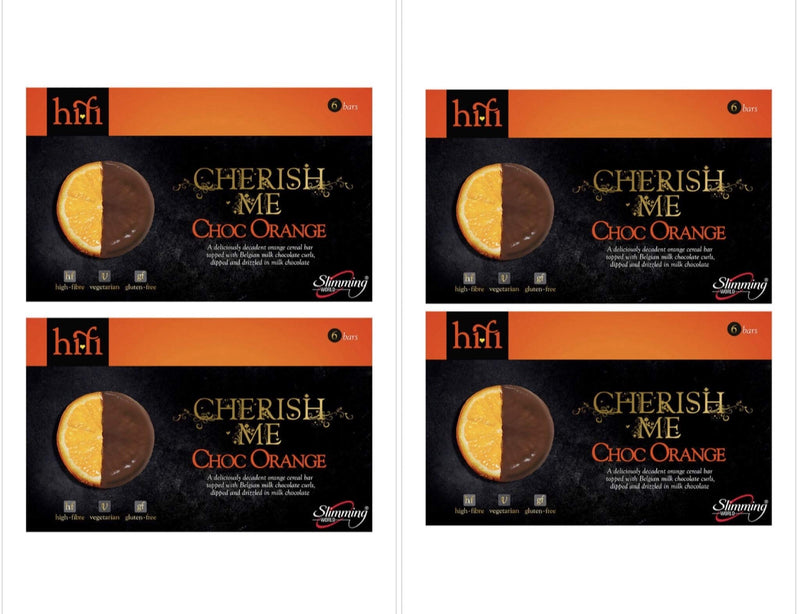 Slimming World Chocolate Orange HiFi Bars (4 Boxes - 24 Bars) - BeesActive Australia