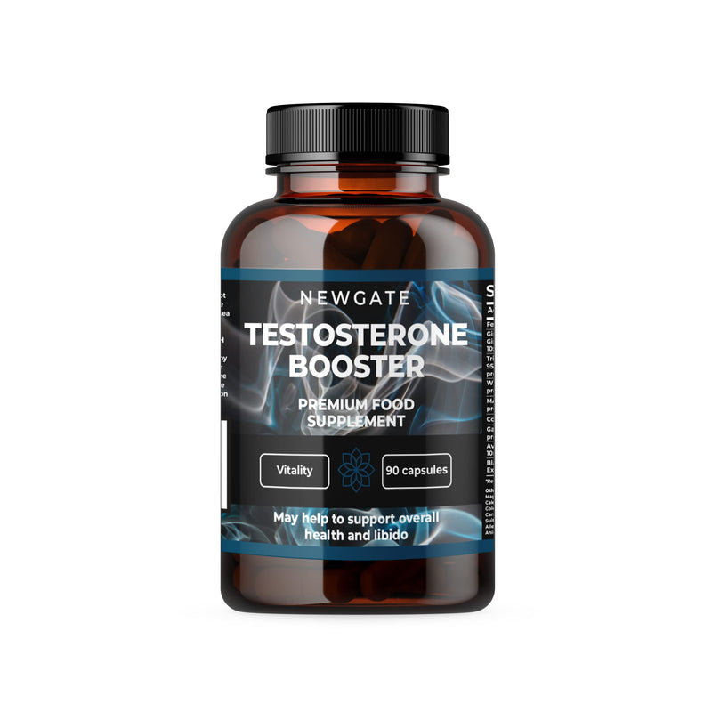 Testosterone Booster 90 Capsules for men - with Garlic Extract 1000mg - High Strength Prime Supplement - Made in The UK – Halal - BeesActive Australia