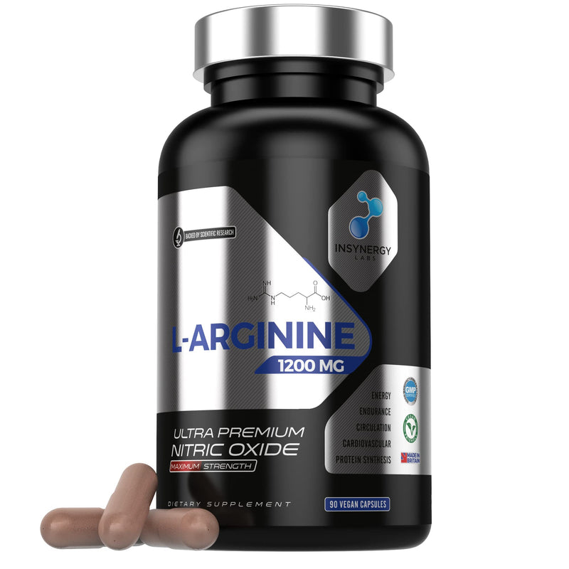 Ultra Premium L Arginine Nitric Oxide Supplement (4X Forms) with L Citrulline + Beetroot + AAKG | The UK’s No1 L-Arginine Supplements Workout, Endurance & Performance L-Citrulline 90 Vegan Capsules - BeesActive Australia