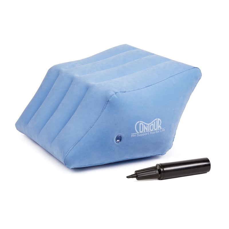 Contour 2-in-1 Leg Relief Wedge - Inflatable support cushion for back, leg and foot pain - BeesActive Australia