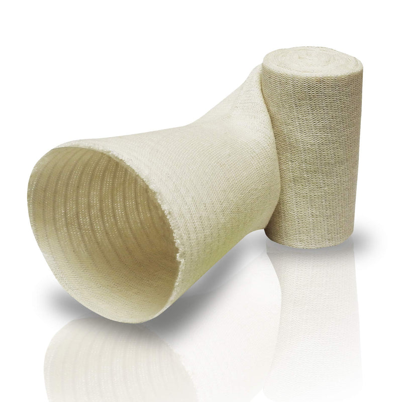 RE-GEN Tubular Compression Fit Elasticated Support Bandage Dressng - Size F (10cm) for Limb Circumference 28-36cm - 1m Length - BeesActive Australia