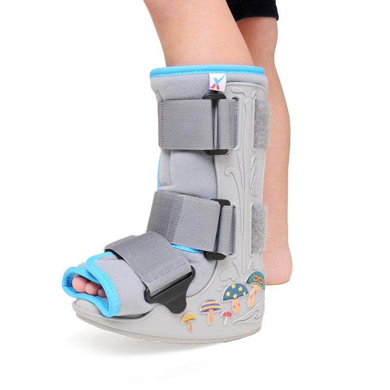 Express Orthopaedic® - Medically Approved Protective Cast Boot/Fracture Boot For Kids - Post-Op, Foot & Ankle Injuries - Unisex Bilateral Design - 1 UNIT (MEDIUM - Kid's UK Shoe:8-11) MEDIUM - Kid's UK Shoe:8-11 - BeesActive Australia