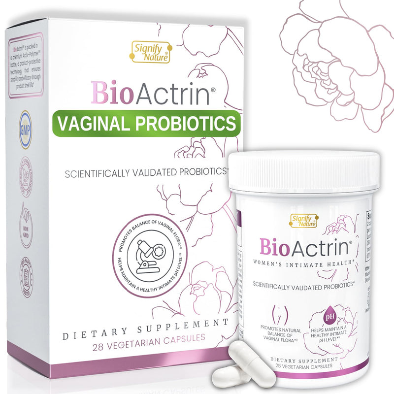 Bioactrin Yeast Infection Treatment for Women Pills– CLINICALLY Tested for Bacterial Vaginosis Treatment for Women Probiotics | Vaginial Ph Balance Pills | Vaginial Supplements for Women (28 Capsules) 28 Count (Pack of 1) - BeesActive Australia