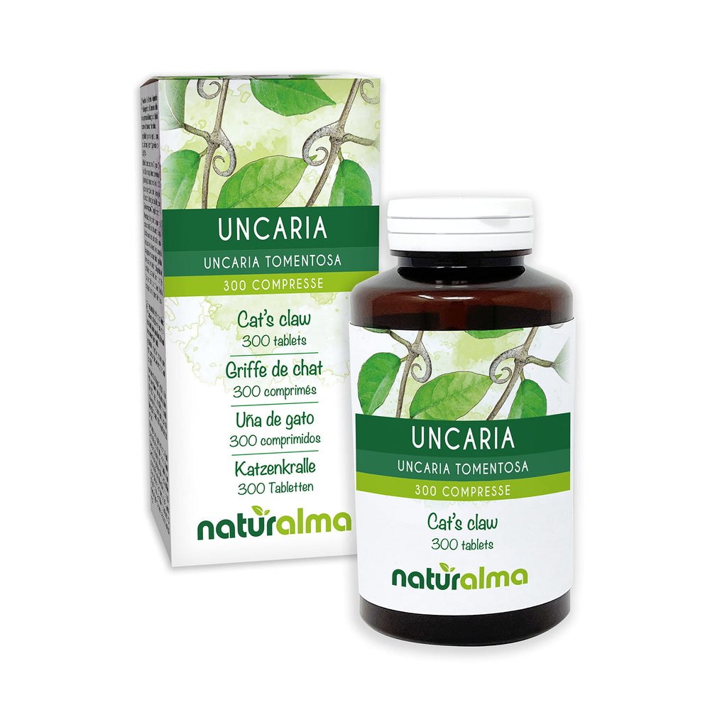 Cat's Claw (Uncaria tomentosa) bark NATURALMA | 150 g | 300 Tablets of 500 mg | Food Supplement | Natural and Vegan - BeesActive Australia