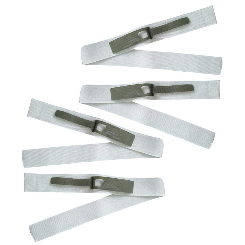 EXCEART 4pcs Urine Leg Bag Strap Padded Urine Drainage Adjustable Catheter Leg Bag Support Strap Fixing Band Holder White 50x2.5cm - BeesActive Australia