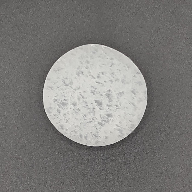 Selenite Charging Round Disc Crystal Charging Plate Selenite Slice Charging Plate Charge Crystals (10 cm) 10 cm - BeesActive Australia