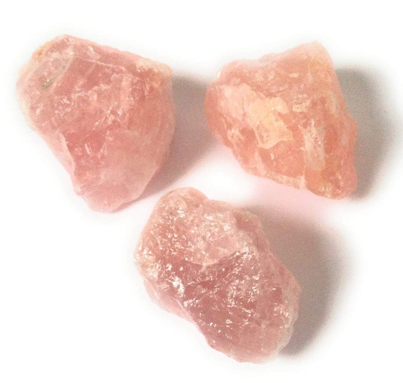 1 x Rough Rose Quartz Crystal Stone Chunk 50g - Healing Crystal - Love, Compassion, Self Esteem - Crystal Therapy - Reiki Charged - BeesActive Australia