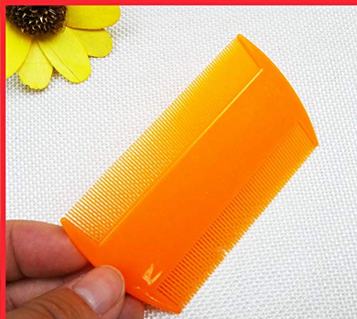 A1SONIC® Neon Double Sided Nit Comb for Head Lice Detection Comb | it removes Nits, Lice and Fleas and eggs (ORANGE) ORANGE - BeesActive Australia