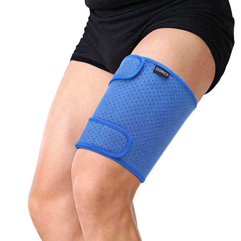 Zyyini adjustable thigh support with non-slip strips for sprains quadricep tendonitis sciatica, support for the recovery of the - BeesActive Australia