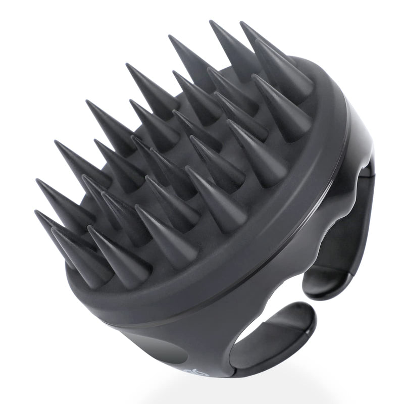 FREATECH Hair Scalp Massager Shampoo Brush with Long & Soft Silicone Bristles for Scalp Care, Gentle Scrub to Exfoliate, Intensive Massage to Relax The Head, Dandruff Removal and Hair Growth, Black - BeesActive Australia