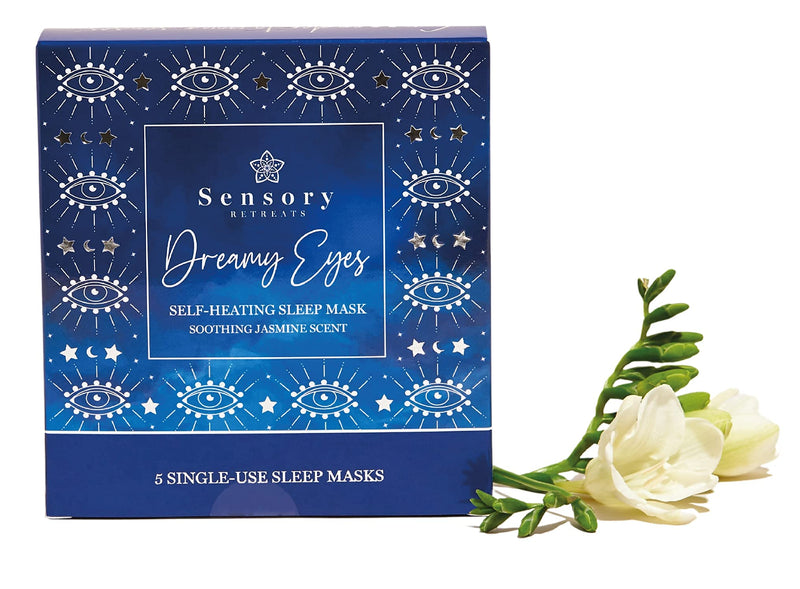 5 Dreamy Eyes Self-Heating Eye Masks, Box of 5, Heated Eye Mask, Migraine Relief and Soothing Sleep Mask - BeesActive Australia