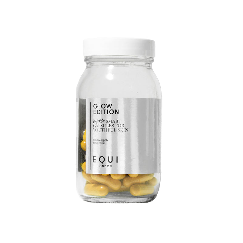 Equi - Glow Edition - 30 Day Multivitamin Capsules - Anti-Aging, Brightening Skin Supplement - Collagen Synthesis - Fights Wrinkles & UV Damage - Resveratrol, Bilberry, Turmeric, Pine Bark Extract Glow Edition Capsules - BeesActive Australia