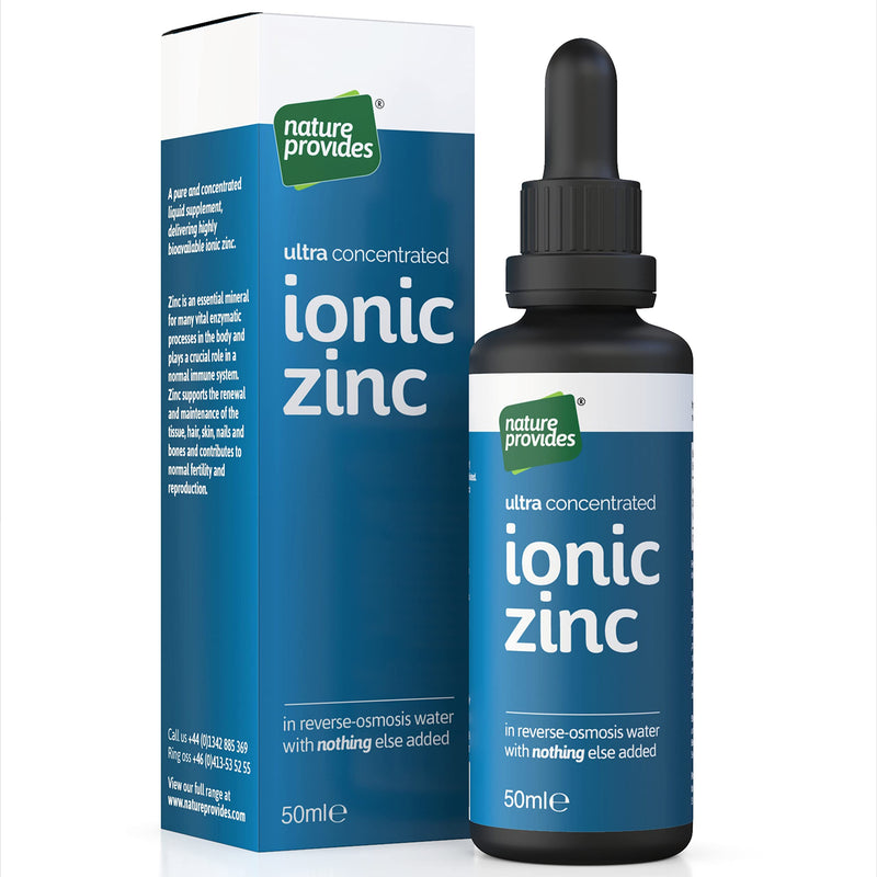 Ionic Zinc Sulphate Liquid Ultra Pure and Concentrated - 50ml (10 Drops = 15mg) Immune and Fertility Support, Skin, Hair and Nails. Vegan raw zinc. Superior to vimergy and eidon zinc (Made in The UK) - BeesActive Australia