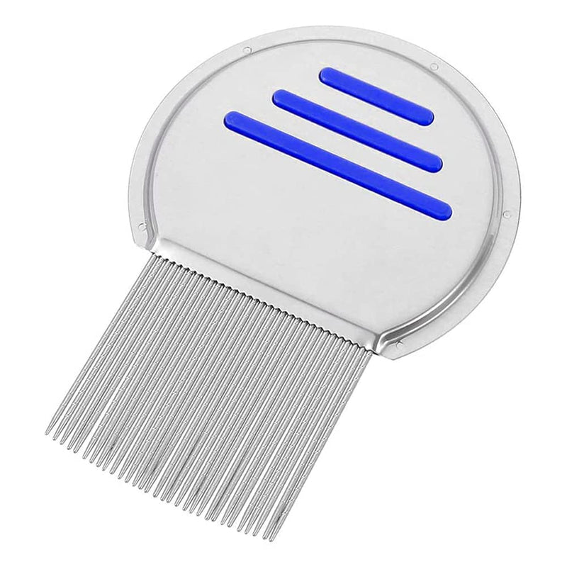 Stainless Steel Lice Removal Comb Reusable Metal with Spiral Grooves for Kids Adults Pets Head Lice Treatment - BeesActive Australia