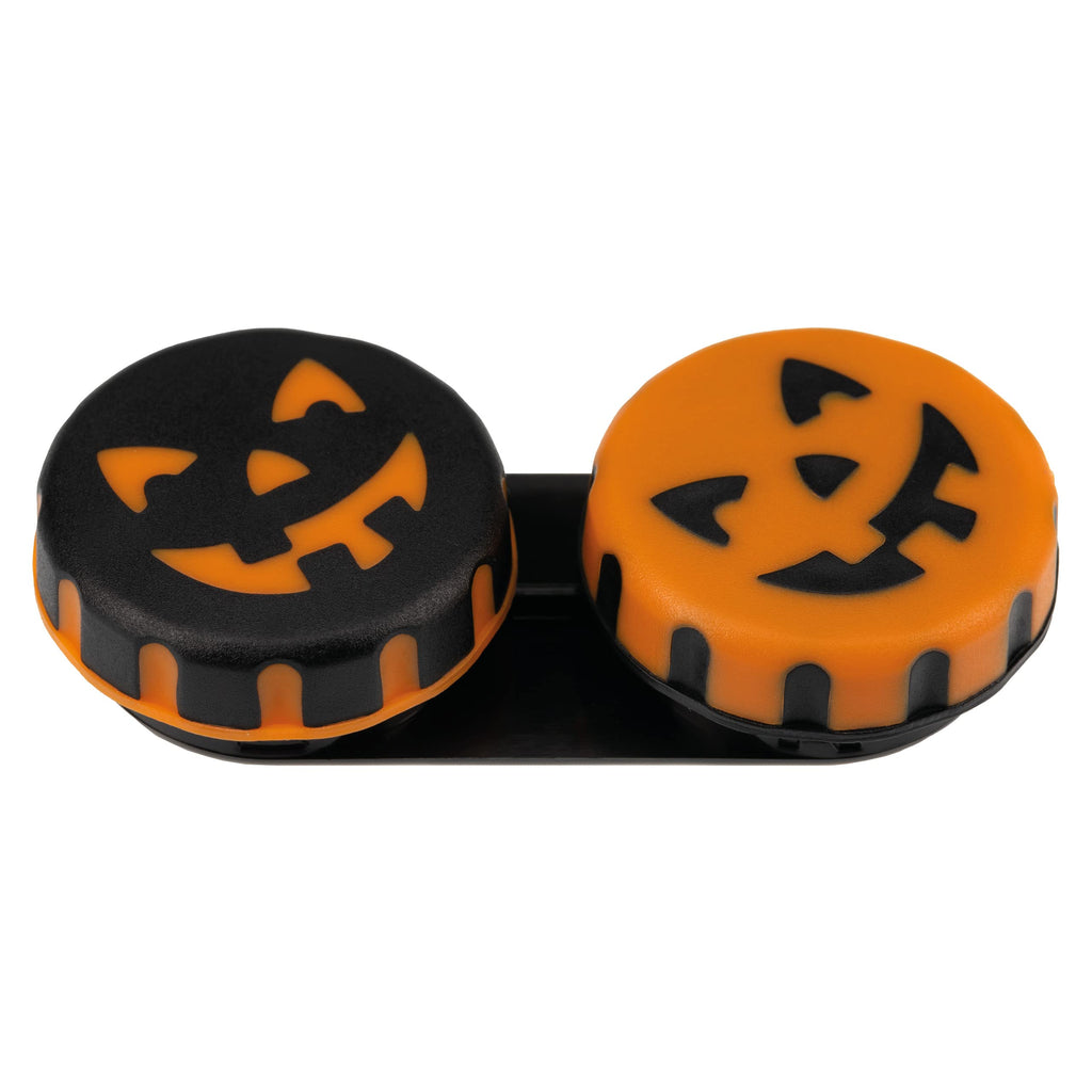 Seasonal Fun Contact Lens Cases Cute Screw Top Travel Storage, Colorful Contact Lens Box Left/Right Eyes Holder Container, Outdoor Mini Contact Lens Storage case, 3 Cases Of The Same Style Per Order Halloween - BeesActive Australia