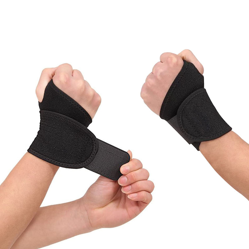 Wrist Supports 1Pair, Wrist Straps Right&Left Hand, Wrist Compression Support for Arthritis, Wrist Braces for Gym, Breathable Adjustable Relief for Carpal Tunnel Tendonitis Weightlifting Joint Pain 1 Pair - BeesActive Australia