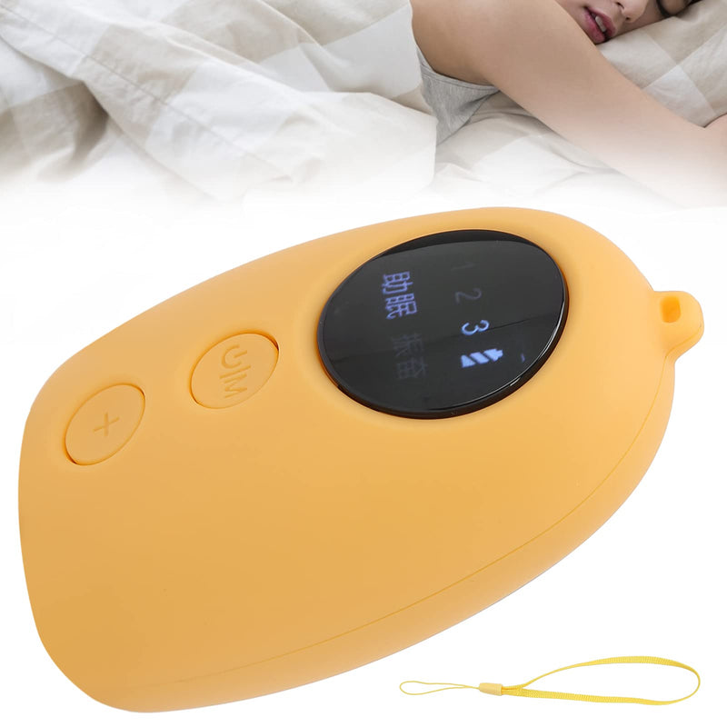 Holding Sleep Aid Device, Intelligent Micro-Current Sleeper, Sleep Quickly, Pulse Sleep Instrument, Insomnia Anxiety Machine (Yellow) Yellow - BeesActive Australia