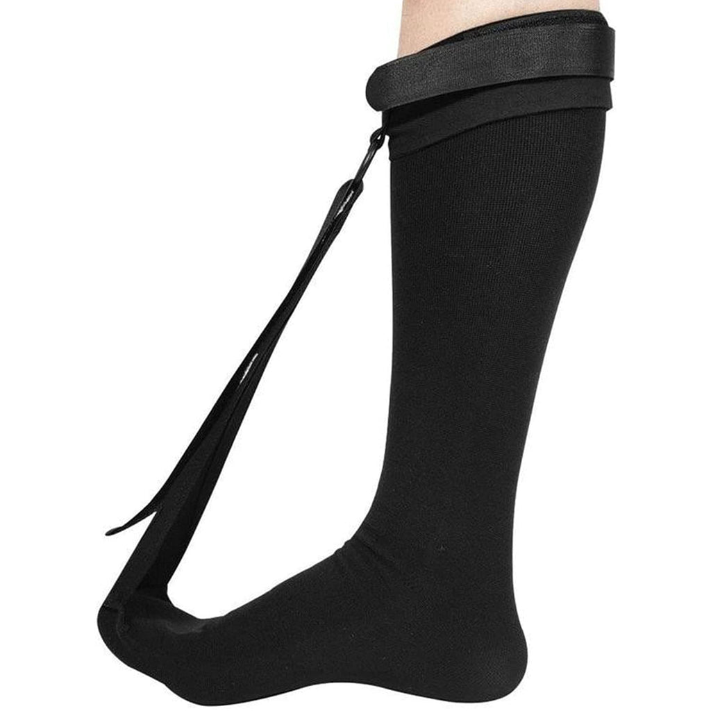 Pedimend Night Sock for Plantar Fasciitis and Achilles Tendonitis with Adjustable strap (1 PC) - Compression Stockings - Stretches the Calf and Soft Tissues of the Foot - Foot Care (L/XL: 16 - 21”) L/XL: 16 - 21” - BeesActive Australia