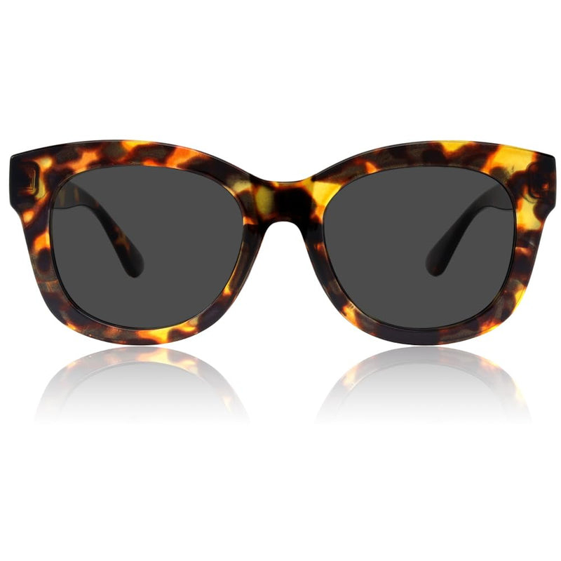 JiSoo Reading Glasses Women/Men Designer Oversized Readers, Thick Large Round Ladies Reading Glasses S-tortoise(reading Glasses Shades) 2.75 x - BeesActive Australia