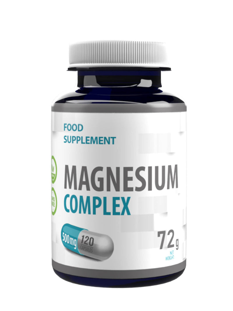 Magnesium Complex L-Threonate, Bisglycinate, Taurate 2000mg Per Serving 120 Vegan Capsules, High Strength, No Fillers or Bulkers, Gluten and GMO Free - BeesActive Australia