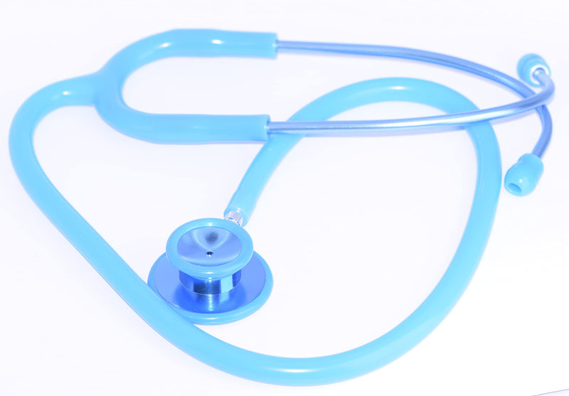 Pro Single Head Stethoscope Ideal for EMT Doctor Nurse Vet Medical Student Health Blood Stethoscope (Blue) - BeesActive Australia
