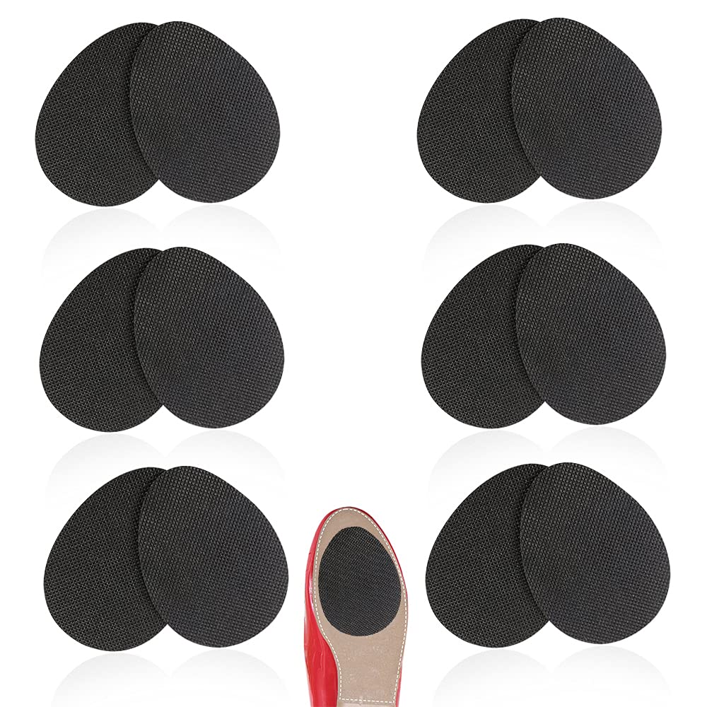 6 Pairs Self-Adhesive Anti-Slip Stick Pad for Shoes High Heels Non-Slip Sole Pads, Skid Proof Sole Sticker (Round,6pair) - BeesActive Australia