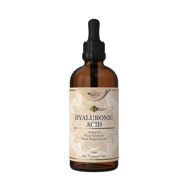 Sky Premium Life Hyaluronic Acid Food Supplement 10mg/ml - 100ml - Produced by Bio-Fermentation - Halal - BeesActive Australia
