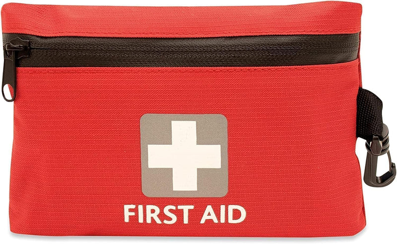 Lewis-Plast Premium 92 Piece First Aid Kit - Safety Essentials for Travel, Car, Home, Camping, Work, Hiking & Holiday Red , Small - BeesActive Australia