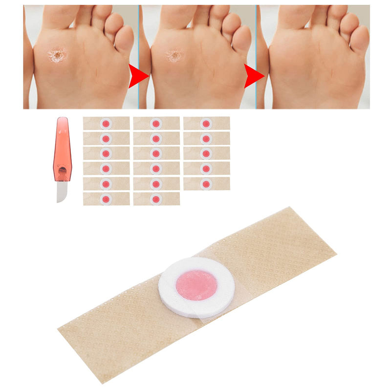 Foot Corn Remover Pads, 18 Patch Toe Corn Callus Removal Pads stickers, Corn Remover Knife Set - BeesActive Australia