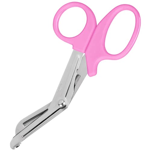 Tough Cut Utility Scissors Trauma Shears for Bandages First Aid Paramedics Multi Use 19cm (Pink) Pink - BeesActive Australia