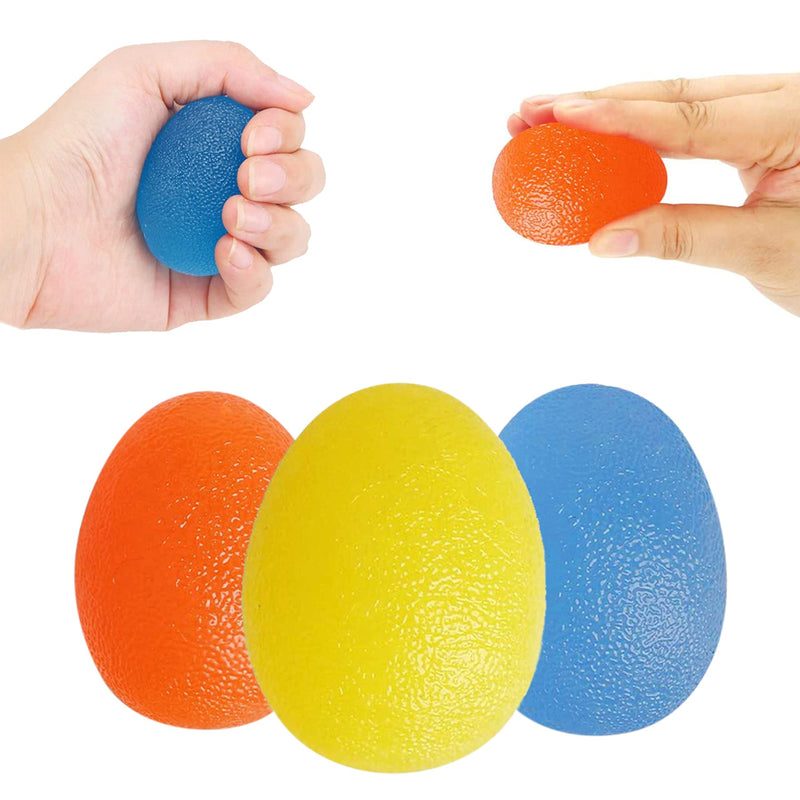ICOUVA Gel Hand Balls [3PCS], Therapy Exercise Gel Squeeze Balls for Arthritis Hand,Finger,Grip Strengthening and Stress Relief - BeesActive Australia
